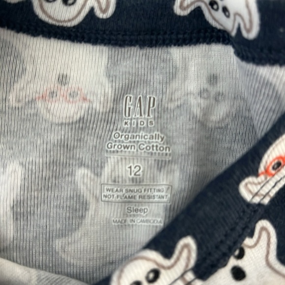 GAP Kids 100% Organic Cotton Ghost PJ Set Unisex - Picture 3 of 6